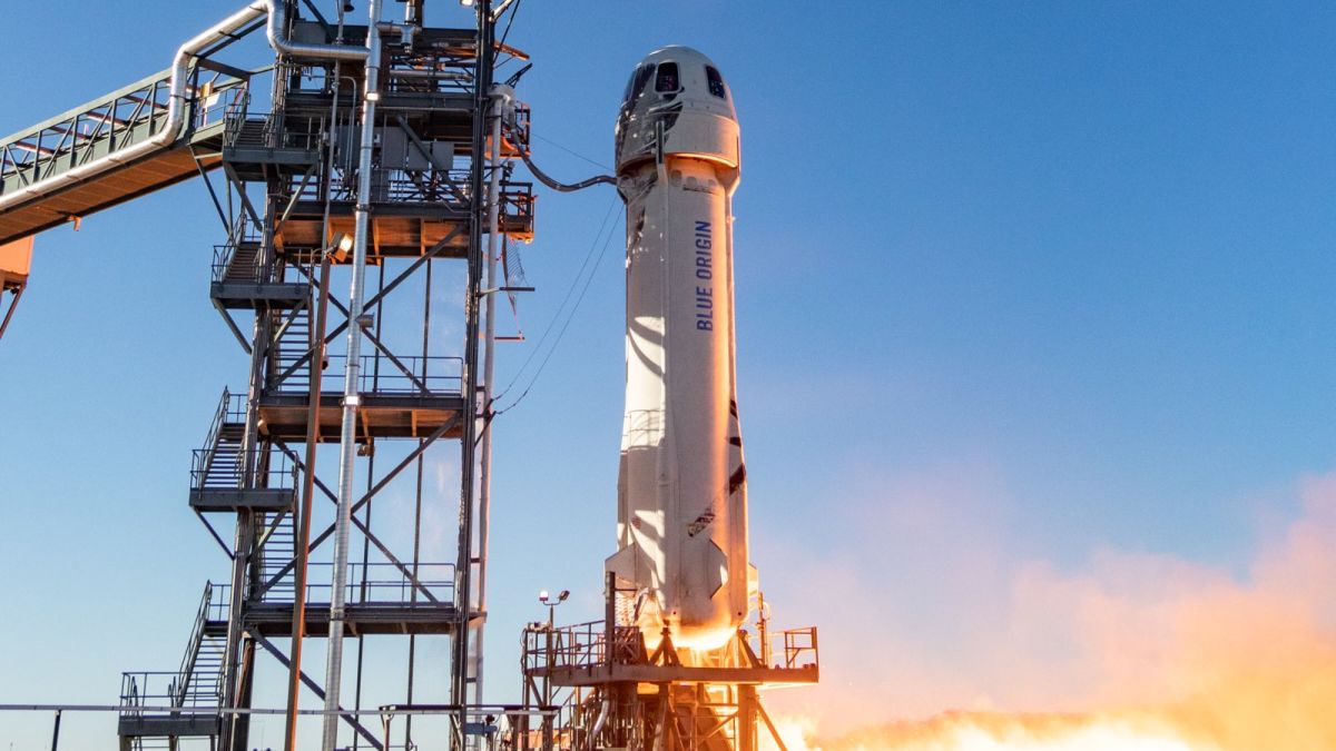 Jeff Bezos' rocket company will launch another test of its tourism spaceship  | CNN Business