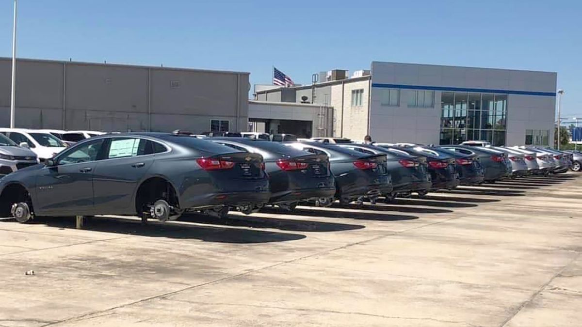 More than $100K of rims and tires were stolen from a Louisiana car  dealership | CNN