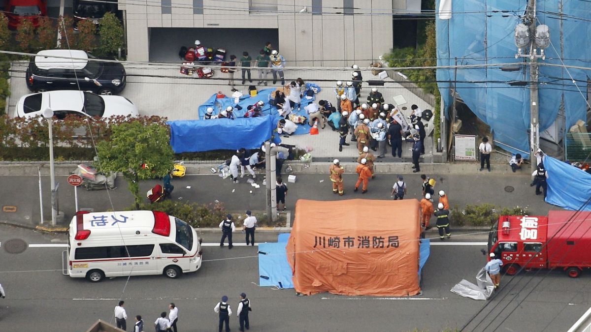 1200px x 675px - Japan attack: Two killed, including schoolgirl, in Kawasaki ...