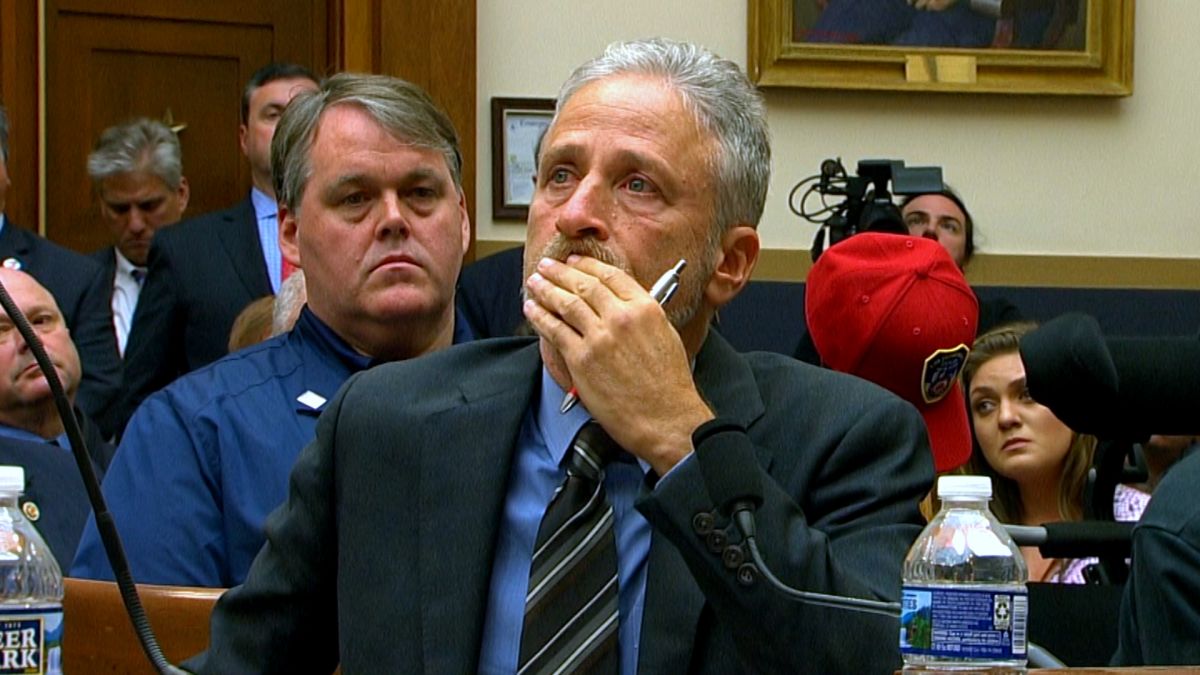 Jon Stewart Chokes Up Gives Angry Speech To Congress Cnn Video