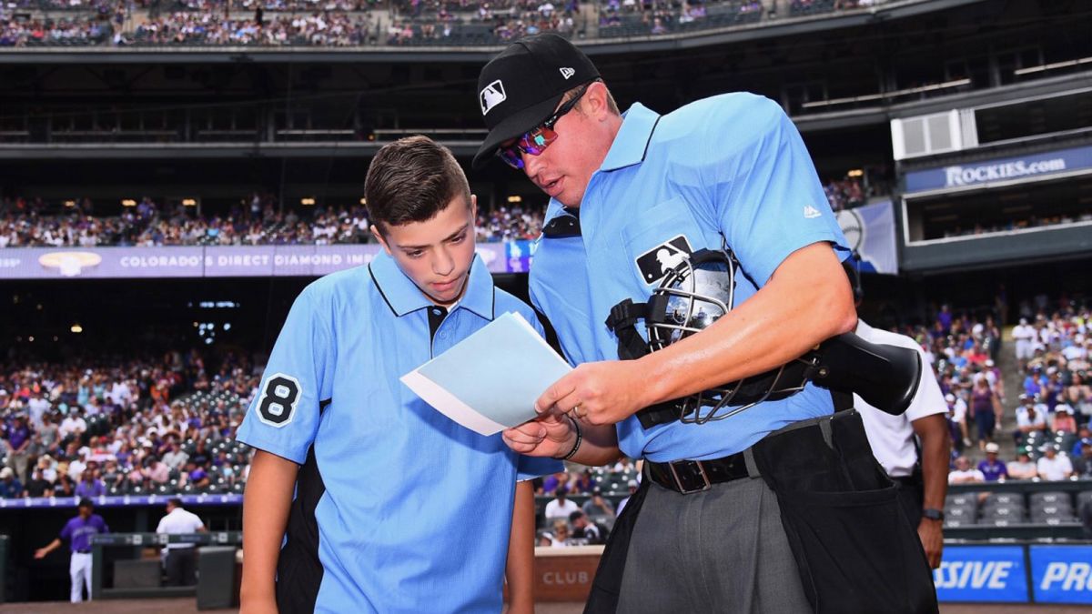 7-Year-Old World's YOUNGEST Baseball Umpire! ⚾️ 