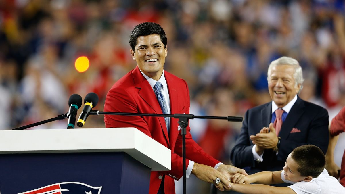 Patriots Hall of Famer Tedy Bruschi recovering from a stroke