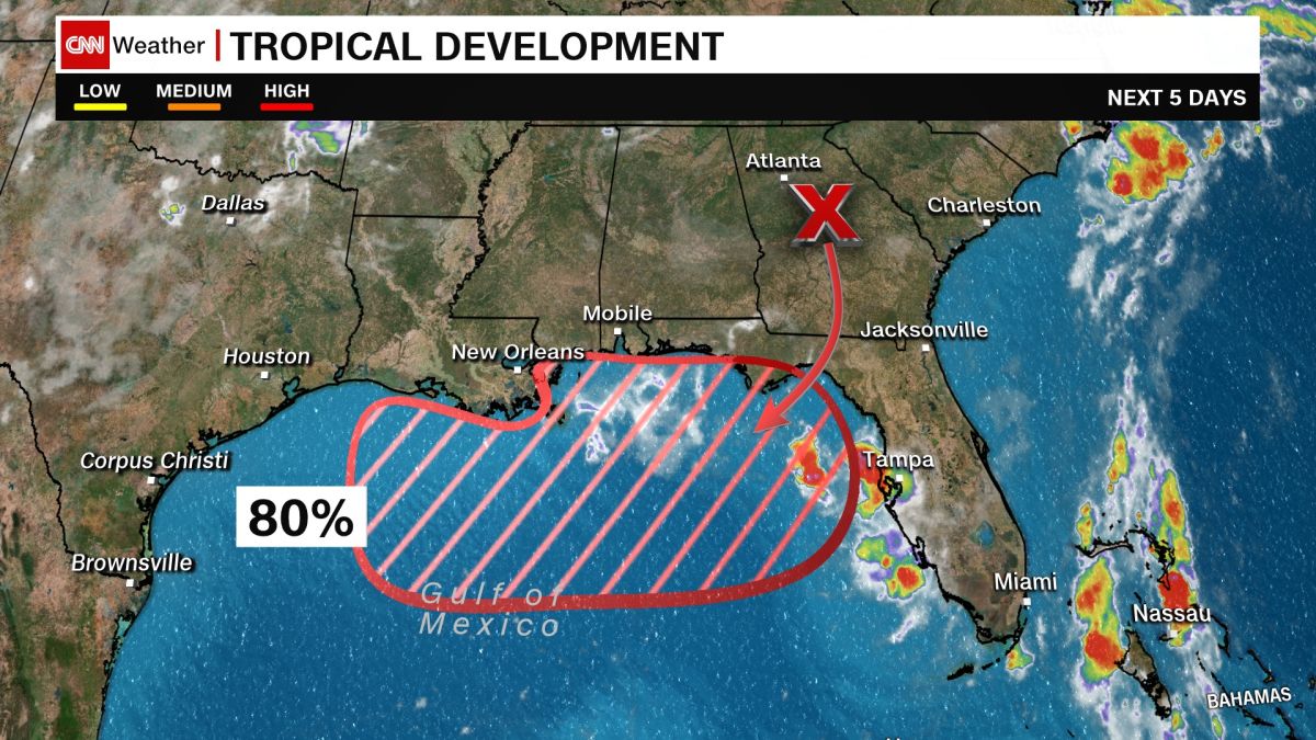 binde pisk Læs Look out, Gulf Coast residents! You may be hit with the first tropical  system of the season | CNN