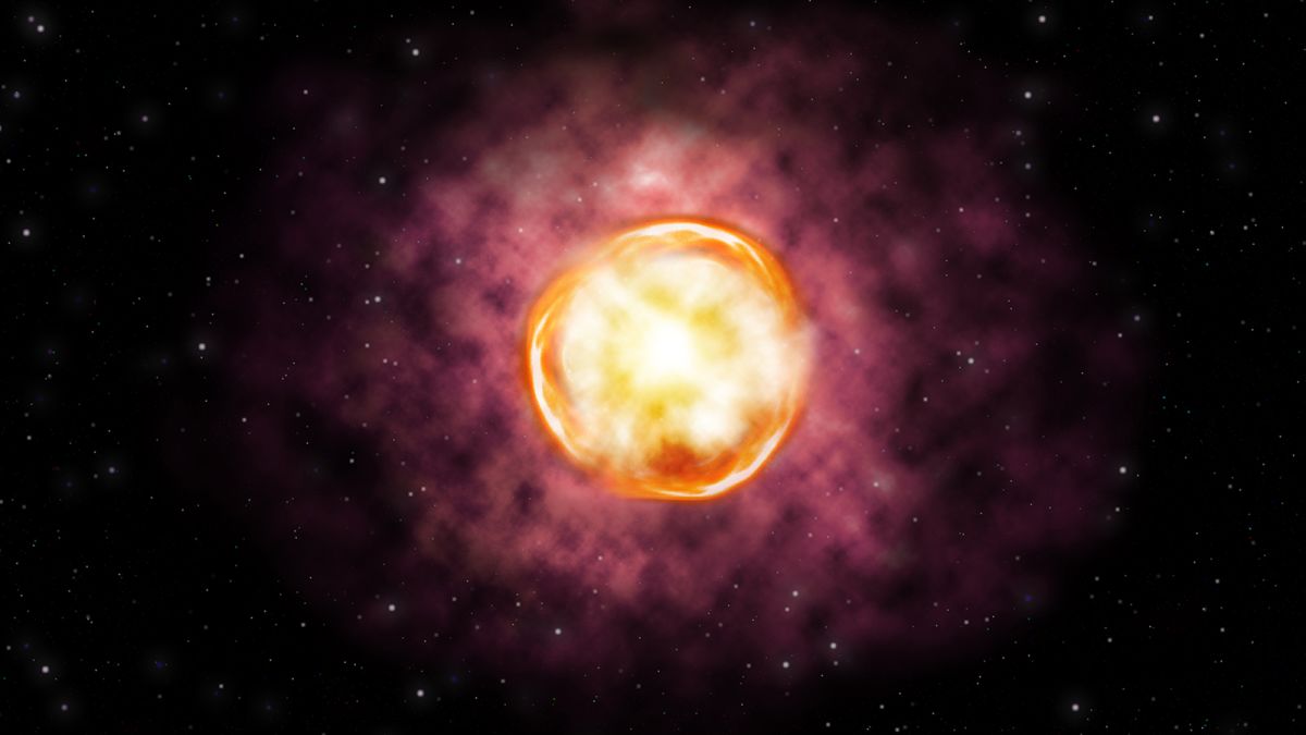 This is the most massive star ever destroyed by a supernova