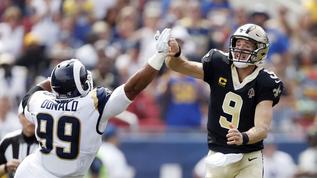 Brees' injury a rarity