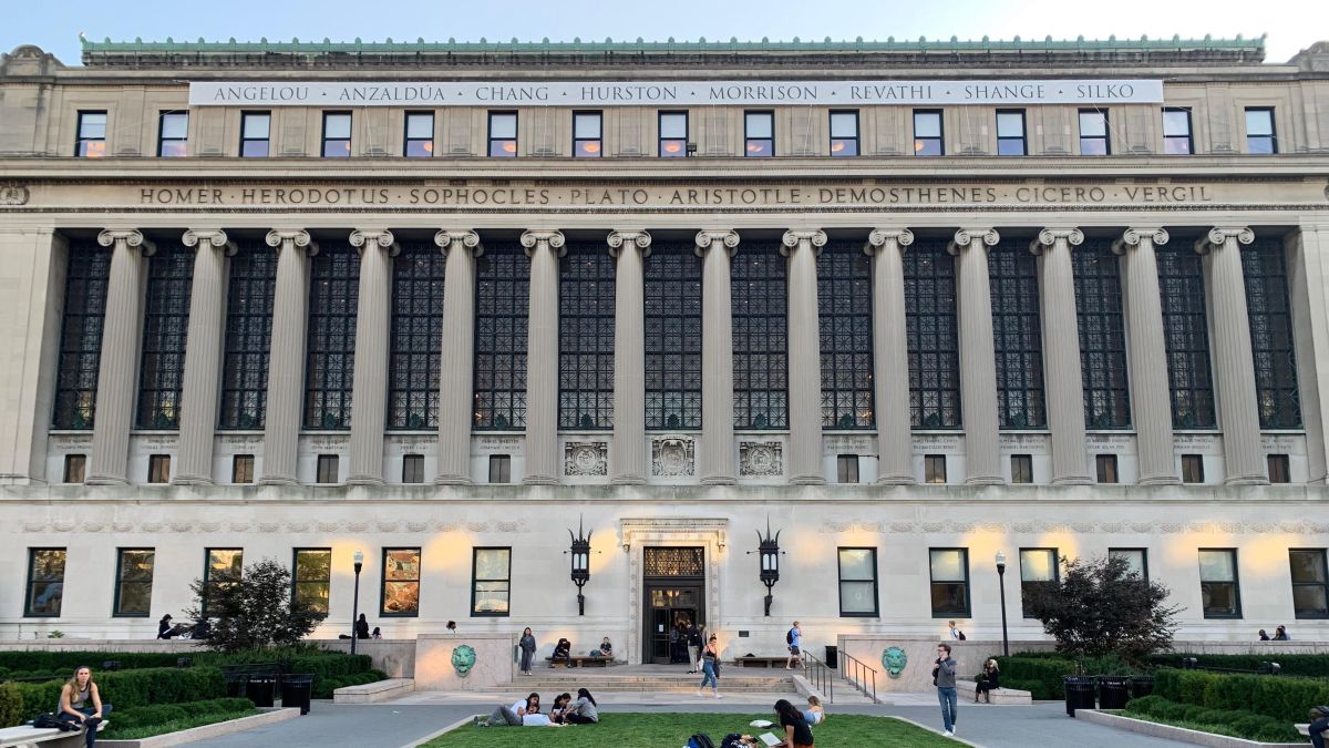 Columbia's library building features only male authors. After 3 decades of  trying, these students have fixed that.