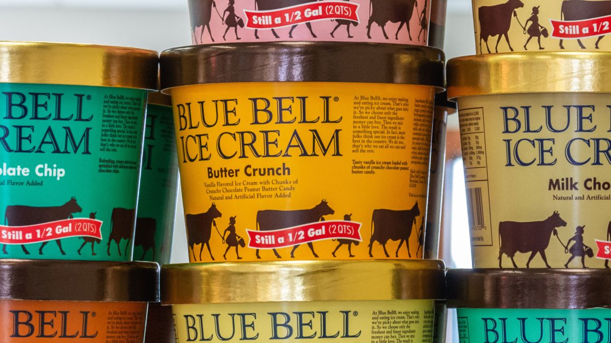 Blue Bell Recalls A Batch Of Its Butter Crunch Ice Cream For