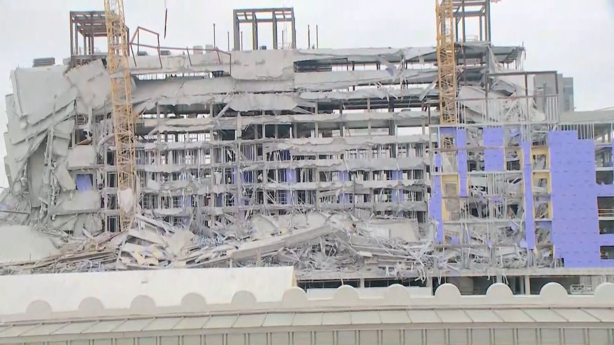 Hard Rock Hotel Construction Site Collapse Leaves At Least 1 Dead In New Orleans Cnn Video