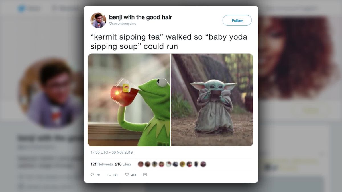 Wholesome Baby Yoda just won the election with some drip first wholesome  now swagger this is so epic : r/babyyodahate