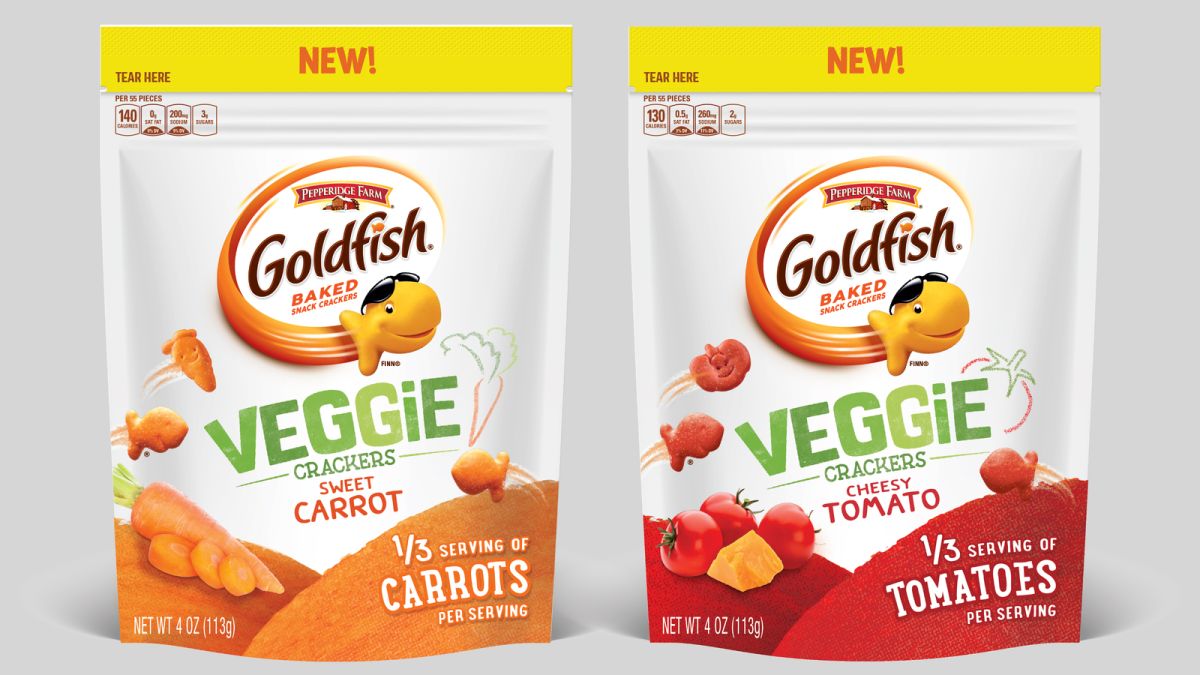 Goldfish crackers launches two new 