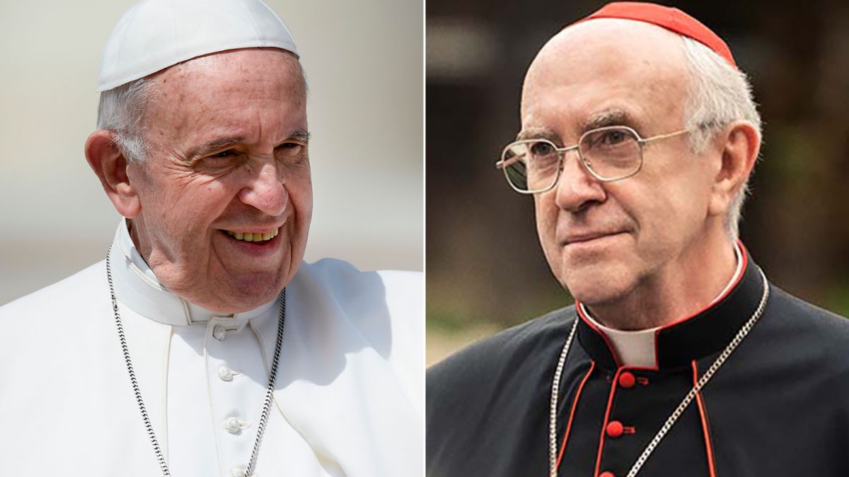 bogstaveligt talt hovedlandet Biskop Two Popes' actor reveals the secret to playing Pope Francis | CNN