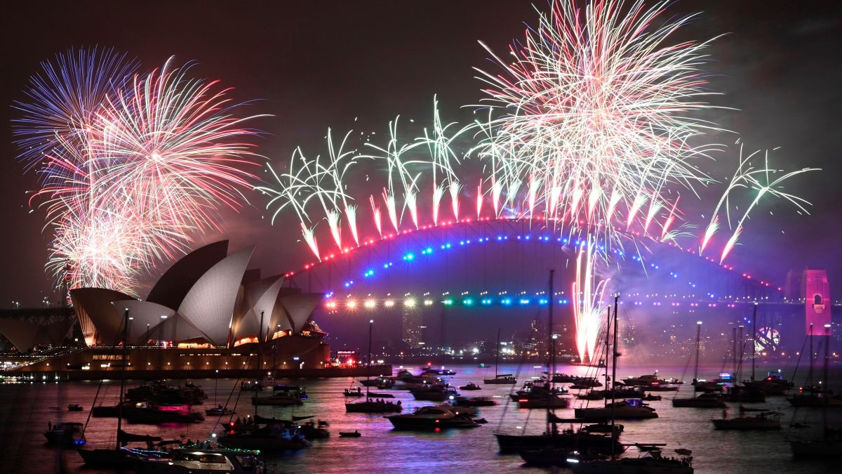 New Year Around The World In Order