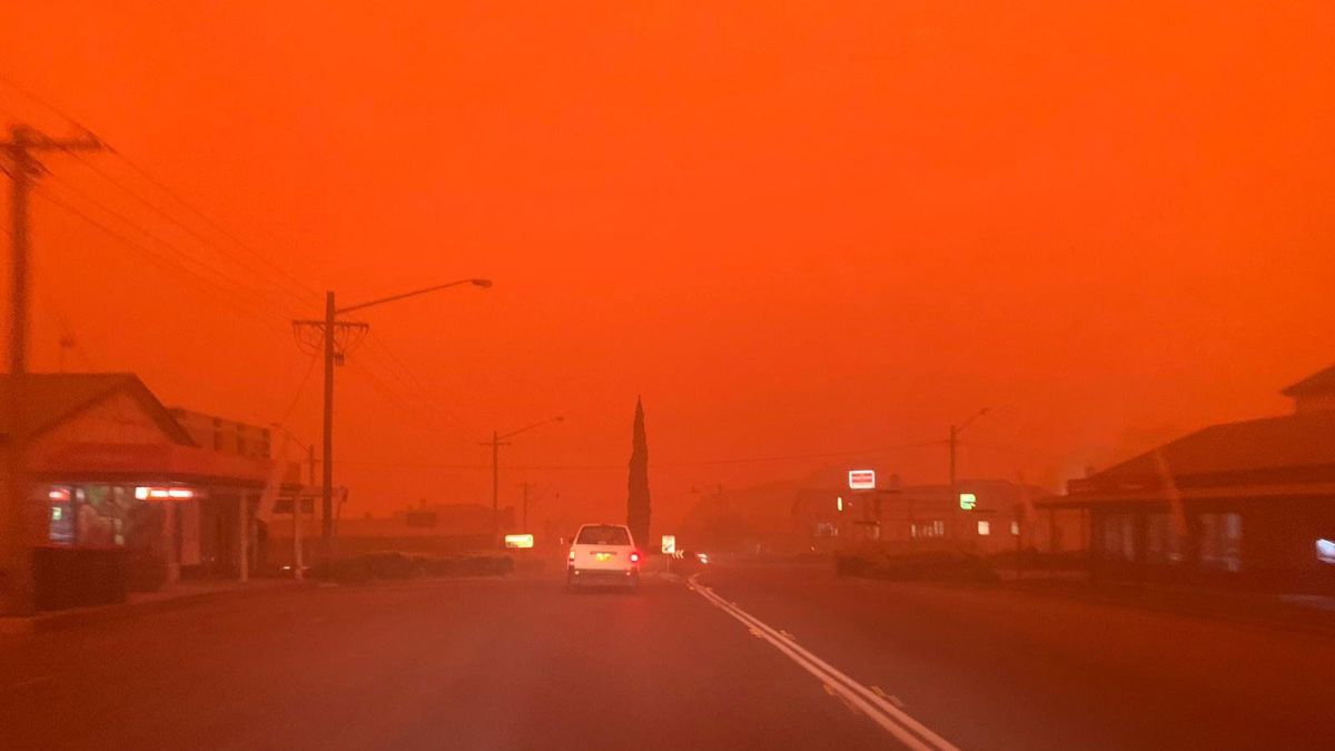 Image result for red sky australia