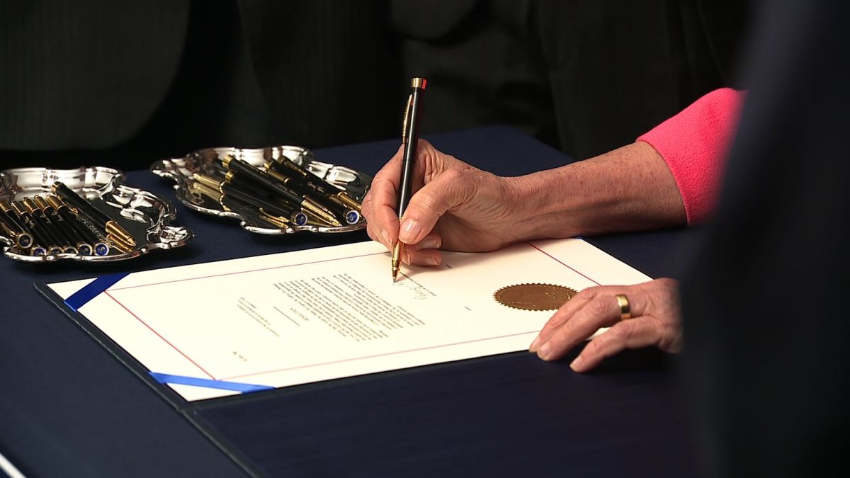 Nancy Pelosi Used 30 Different Pens to Sign Trump Impeachment Articles