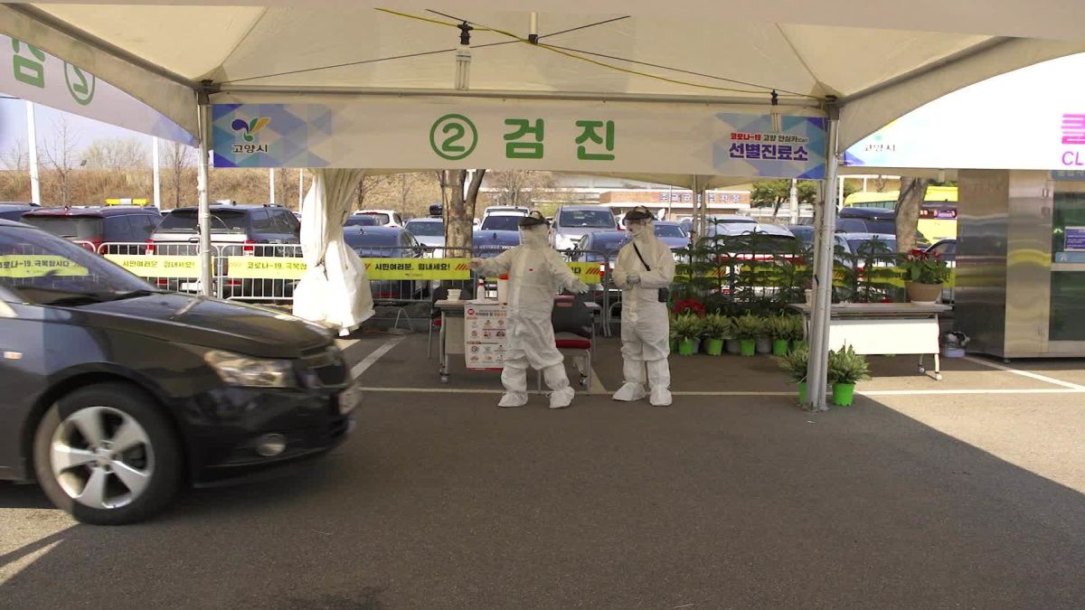 South Korea Pioneers Coronavirus Drive Through Testing Station Cnn