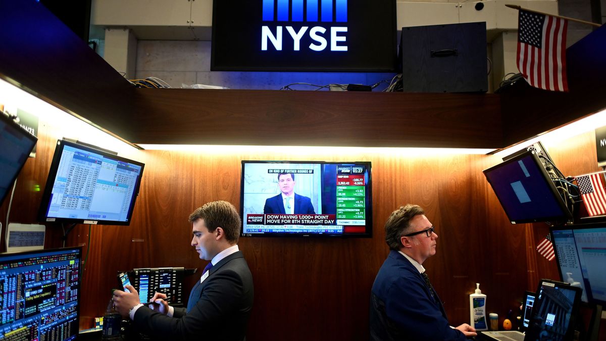 New York Stock Exchange Trading Floor Is Closing Because Of The