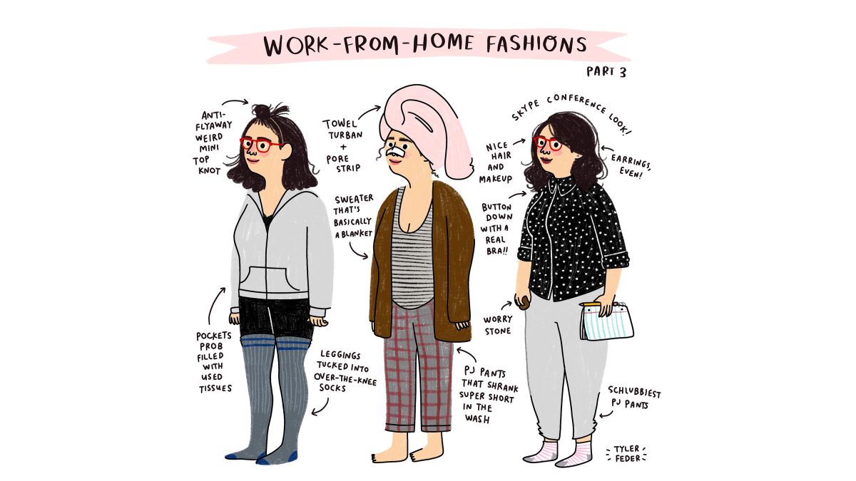 work from home dress code meme