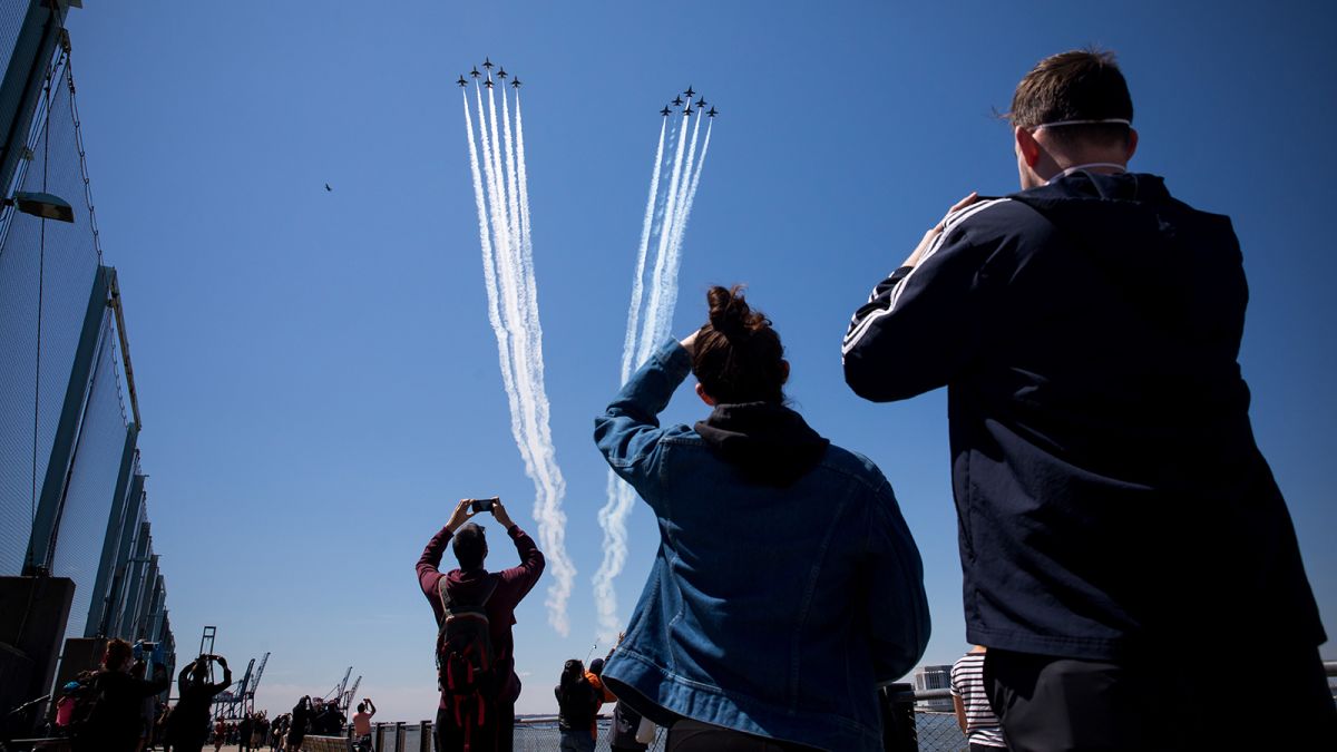 DVIDS - Images - Blue Angels and Thunderbirds joint flyover, New