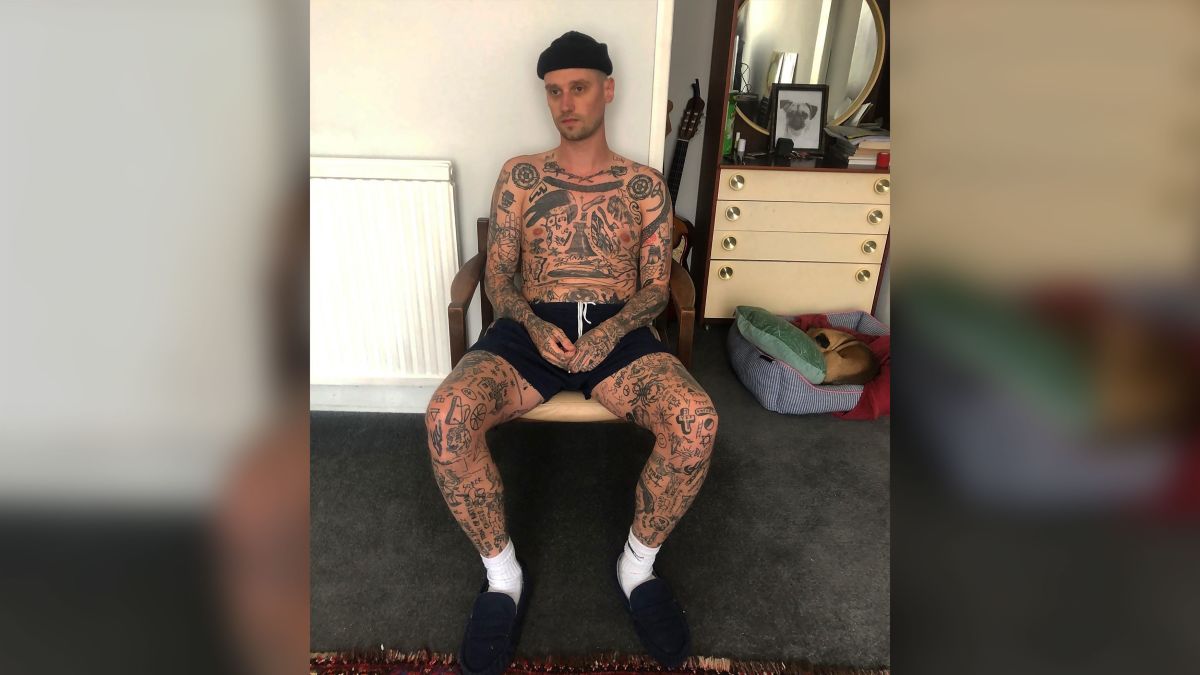 A Man Has Been Tattooing Himself Every Day Since Going Into Isolation Because Of The Coronavirus Cnn