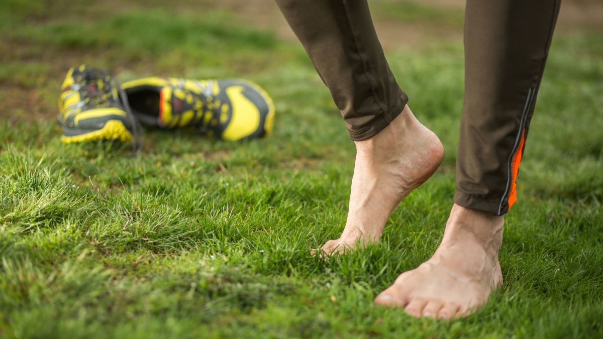 barefoot running feet