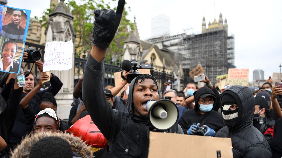 John Boyega's Black Lives Matter speech receives support from Hollywood  stars - CNN