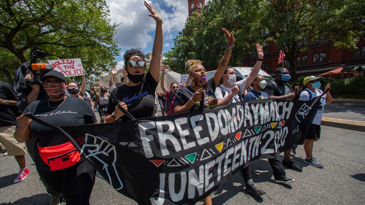 Juneteenth: Amid nationwide rallies and celebrations, more cities, states  and universities designate it an official holiday - CNN