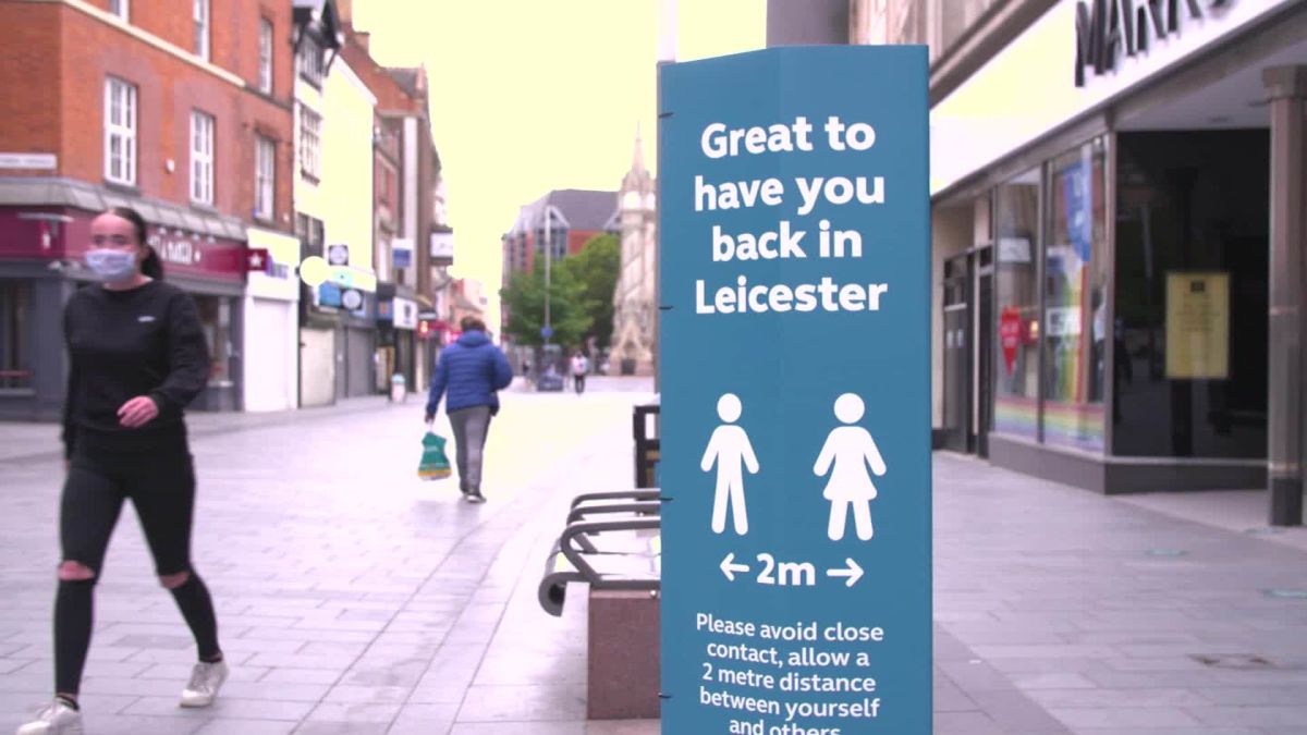 Leicester Lockdown Separates City Of 350 000 From Rest Of U Cnn Video