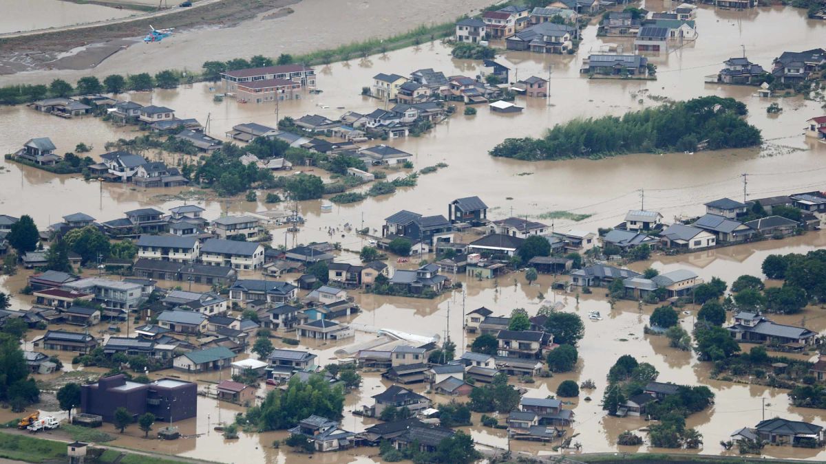Record Breaking Rainfall Triggers Deadly Floods In Japan Cnn Video