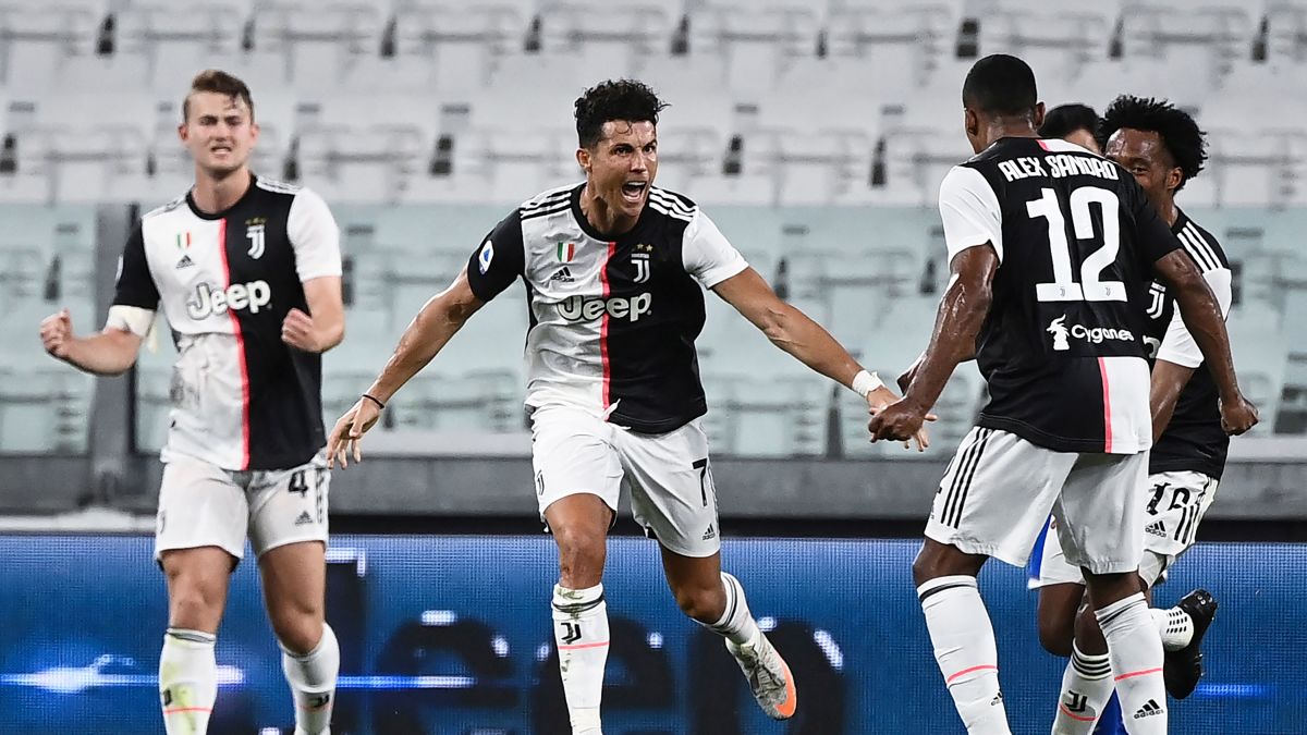 Cristiano Ronaldo scores as Juventus wins ninth straight Serie A title