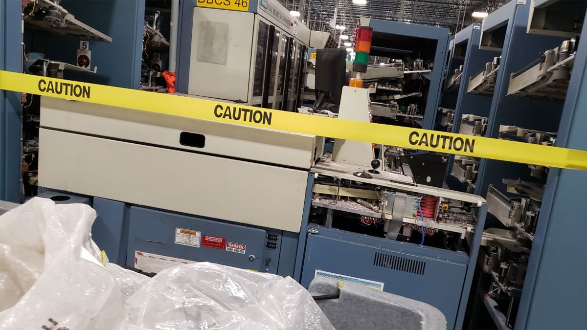 These are the sorting machines USPS removed that would handle mail ...