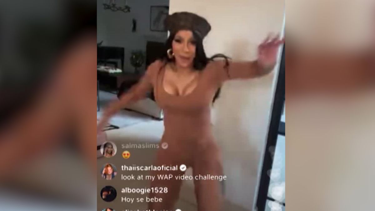 Wapmon Sex Girl Com - Even Cardi B struggled to master this routine to 'WAP' | CNN