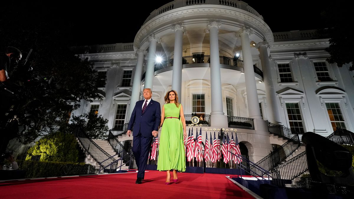 colbert melania dress