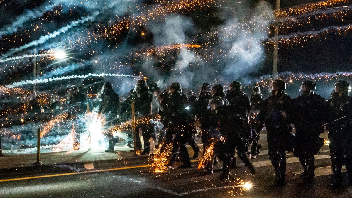 Portland protests: Over 50 people arrested on city's 100th night of demonstrations - CNN
