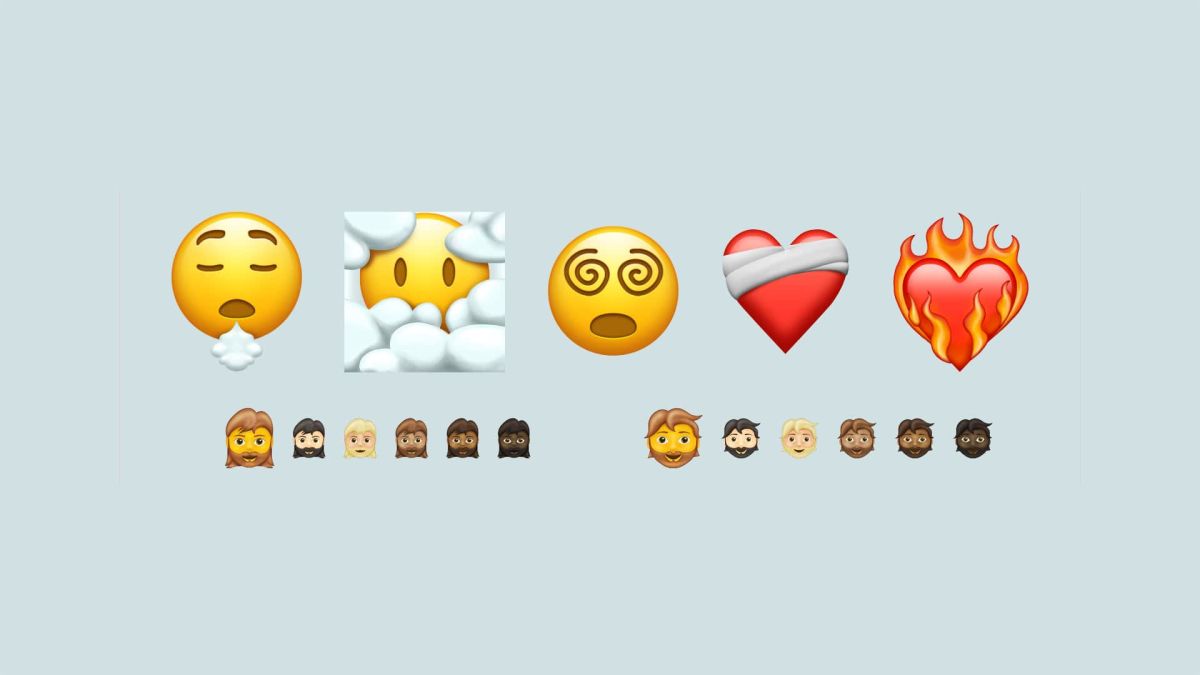 New Emojis Are Coming In 2021 Including A Heart On Fire A Woman With A Beard And Over 200 Mixed Skin Tone Options For Couples Cnn