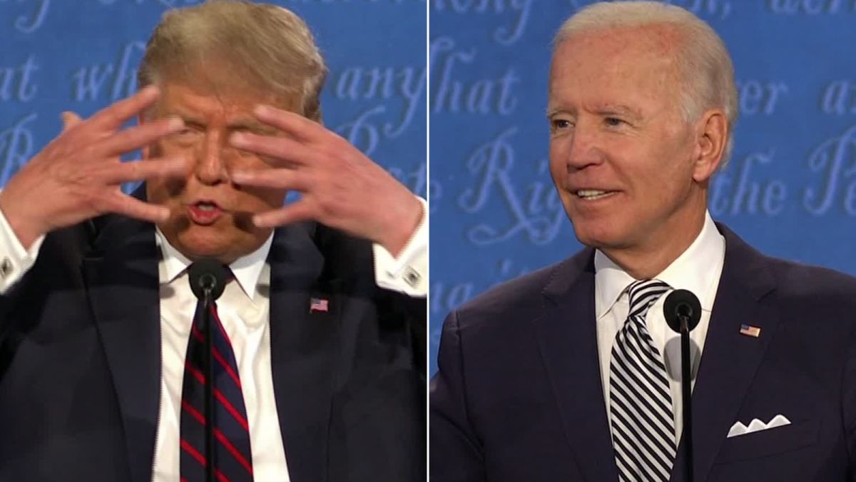overgive Retaliate Pengeudlån Trump makes fun of Biden's mask-wearing habits | CNN Politics