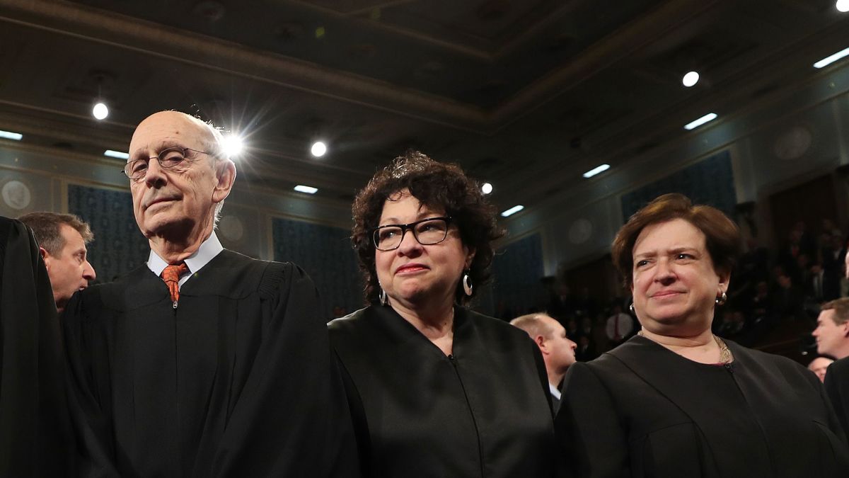 which supreme court justices are liberal