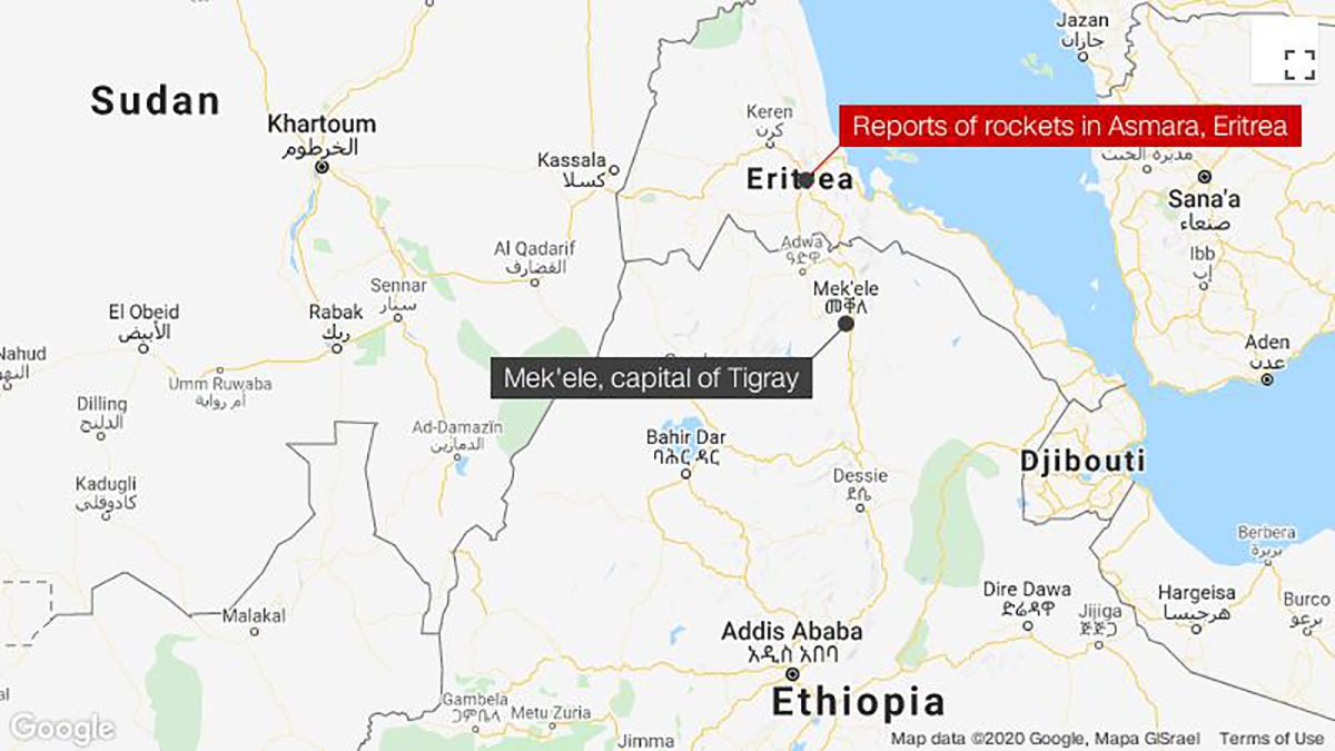 Forces From Ethiopia S Tigray Region Bombed Eritrean Capital Tigray Leader Says Cnn
