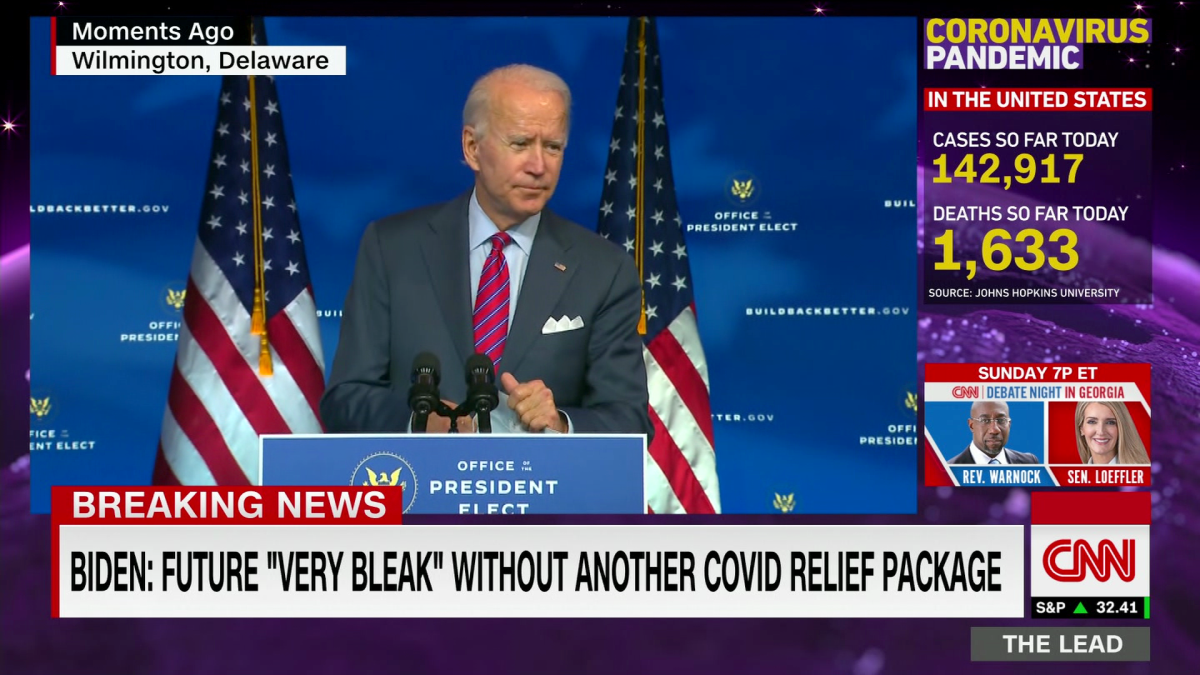 Biden says future 'bleak' without more economic relief for the American  people | CNN