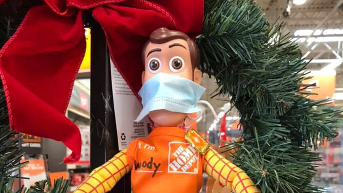 woody at home depot