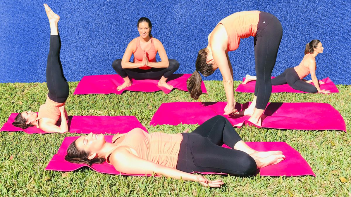 Morning Yoga Practice - Group Yoga Poses - Regular by solliving1 on  DeviantArt