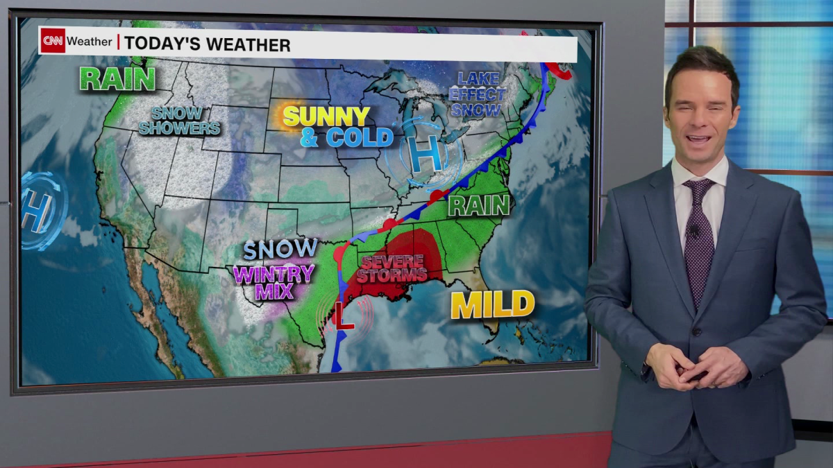 Weather forecast: Rain, snow, ice, and severe storms for the East