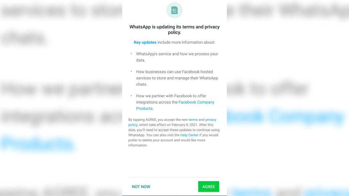whatsapp new privacy policy