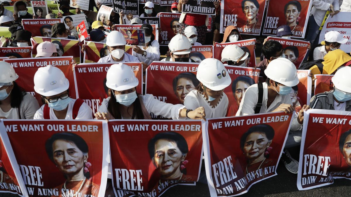 myanmar protest