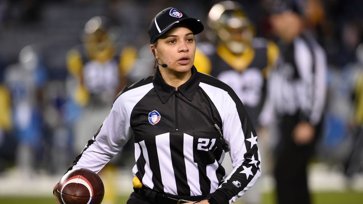 NFL picks its first Black female game official