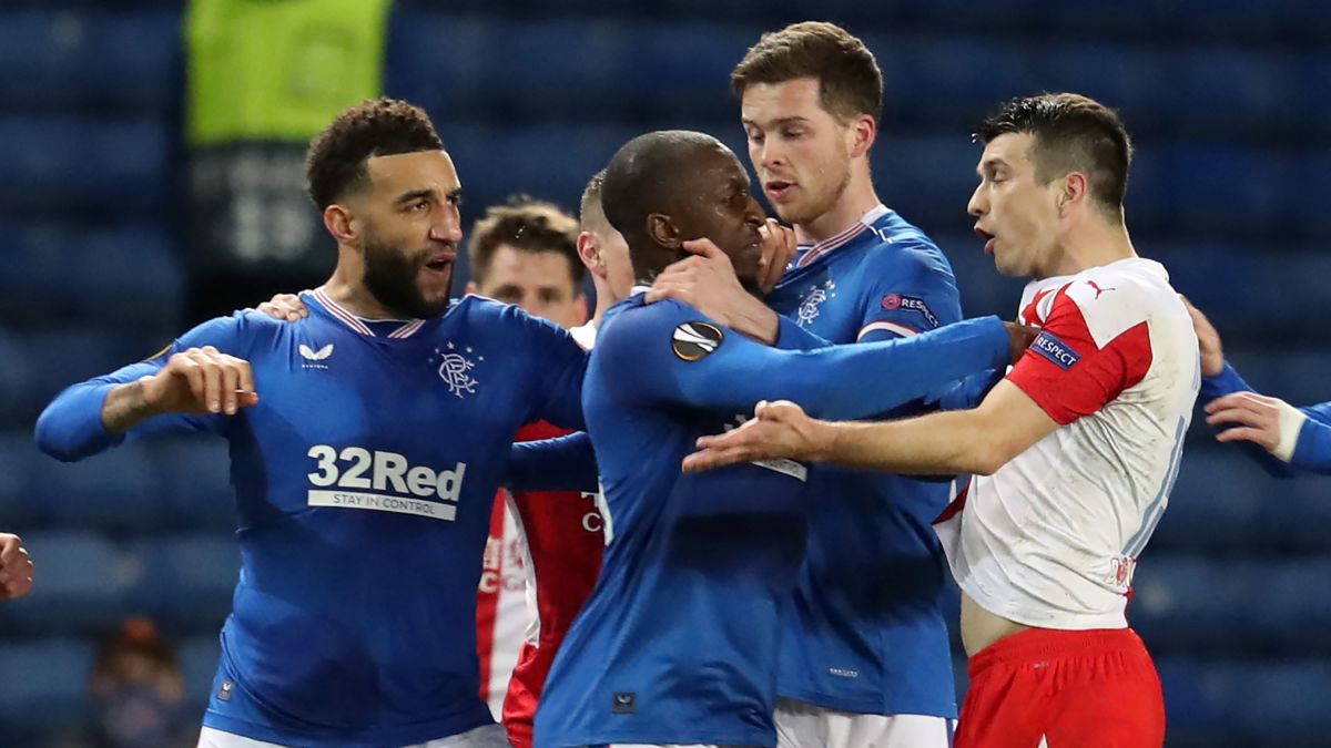 Rangers accuse Slavia Prague's Kudela of racial abuse in Europa