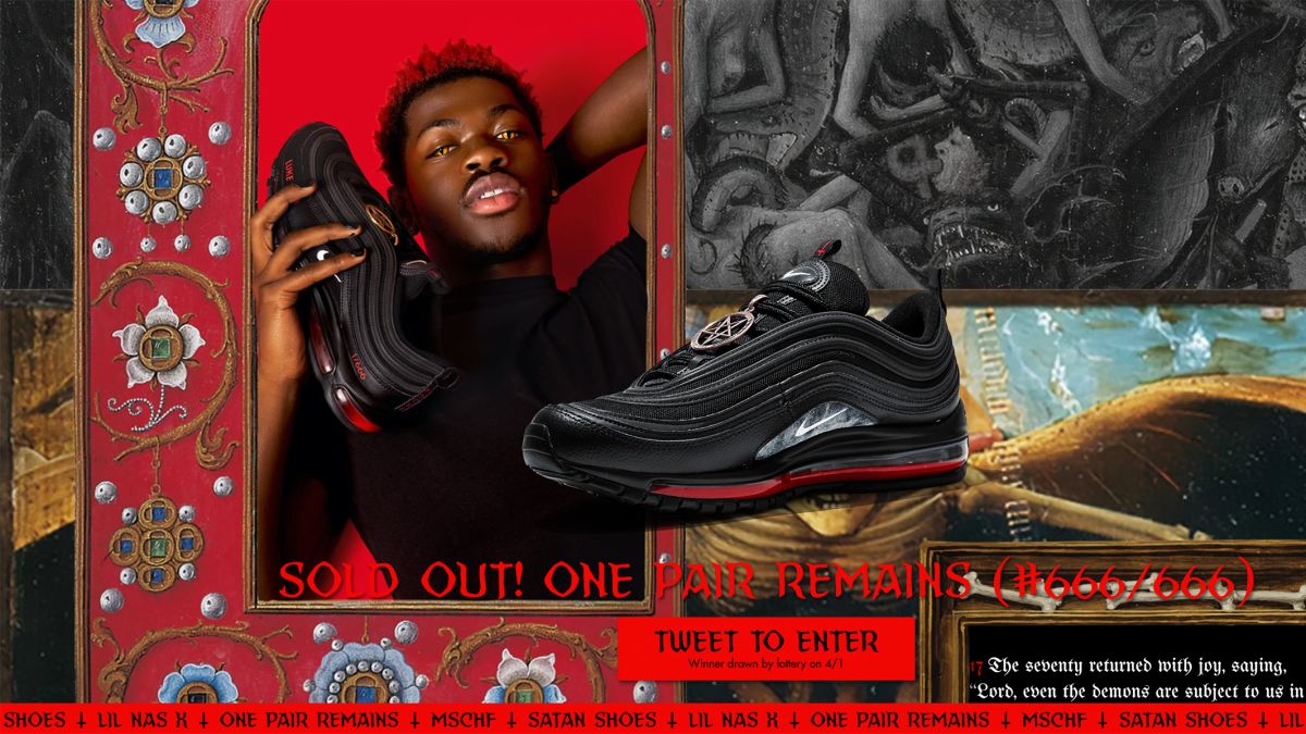 lil nas x demon sneakers