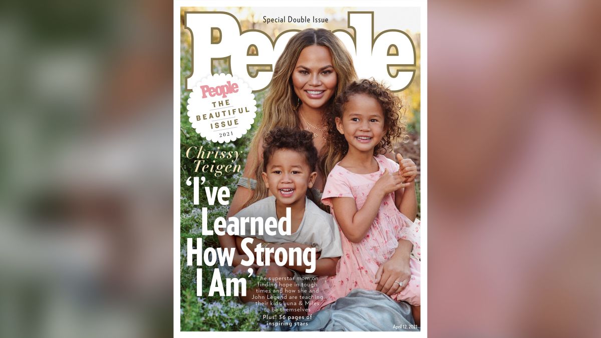 Chrissy Teigen And Kids Grace Cover Of People S Beautiful Issue Cnn