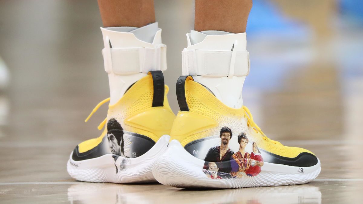 stephen curry shoes last night