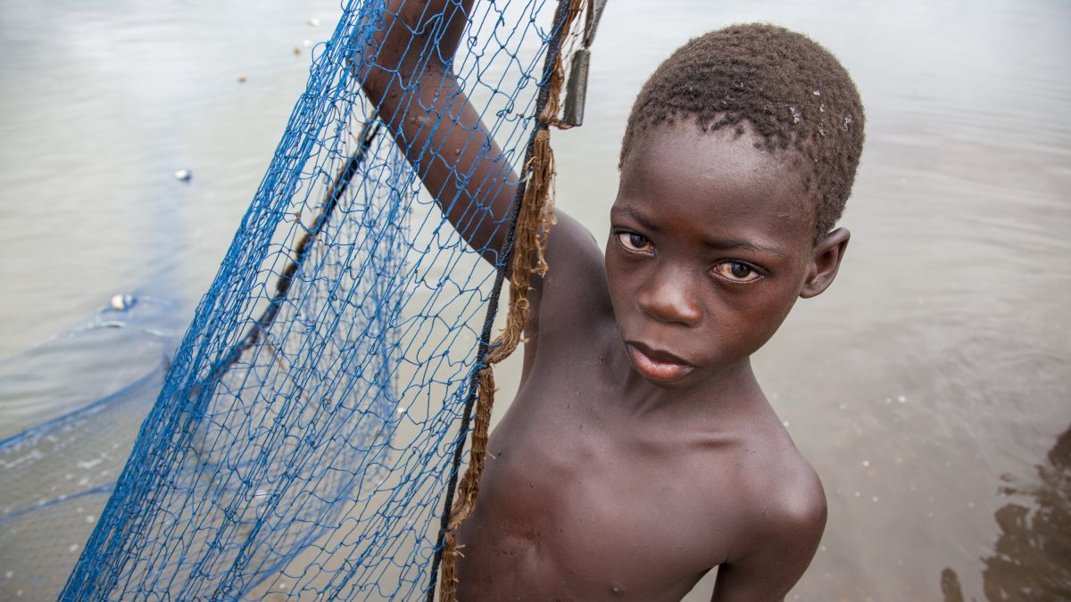 On Ghana's Lake Volta, child slavery is in plain sight