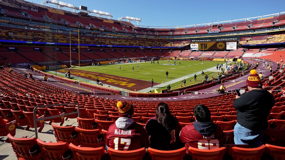 Washington Football Team Announces No More Fans at FedExField in